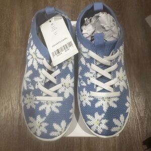 Carter's Blue and White Floral Sneakers